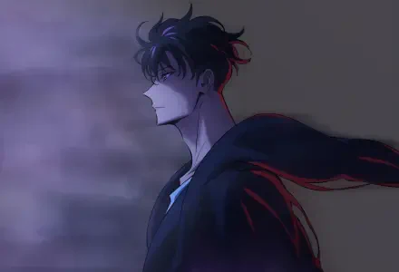 Anime Solo Leveling Sung Jin-Woo HD Desktop Wallpaper | Background Image