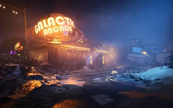  Neon lights at Beautyful nights