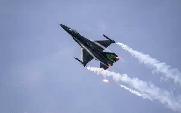 aircraft military General Dynamics F-16 Fighting Falcon HD Desktop Wallpaper | Background Image