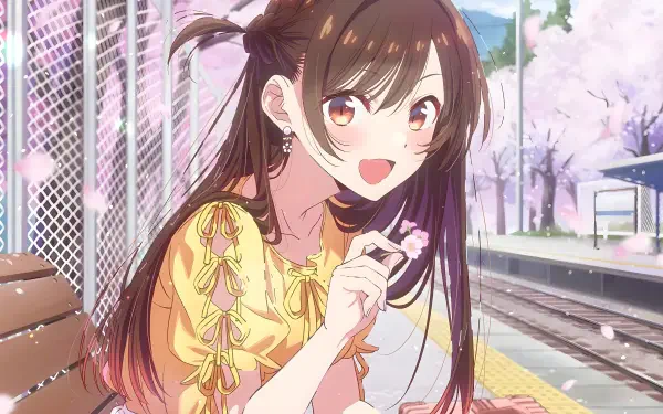 Anime Rent-A-Girlfriend Chizuru Ichinose HD Desktop Wallpaper | Background Image