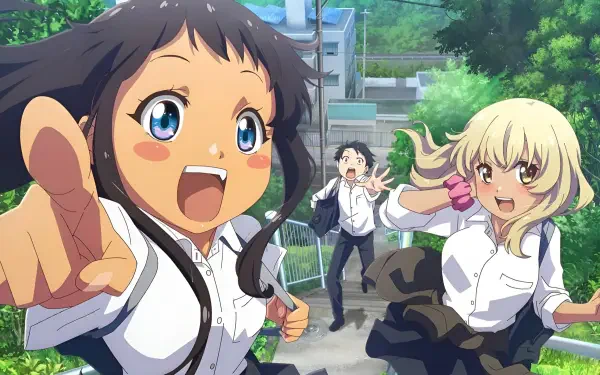 Anime OKITSURA: Fell in Love with an Okinawan Girl but I Just Wish I Know What She's Saying Hina Kyan Kana Higa Teruaki Nakamura HD Desktop Wallpaper | Background Image