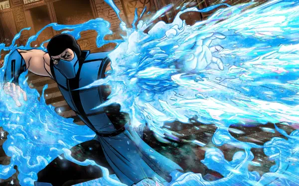 video game Fortnite Mortal Kombat Sub-Zero (Mortal Kombat) HD Desktop Wallpaper | Background Image