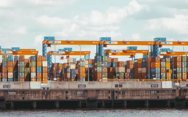 harbor container colorful sea shipping HD Desktop Wallpaper | Background Image