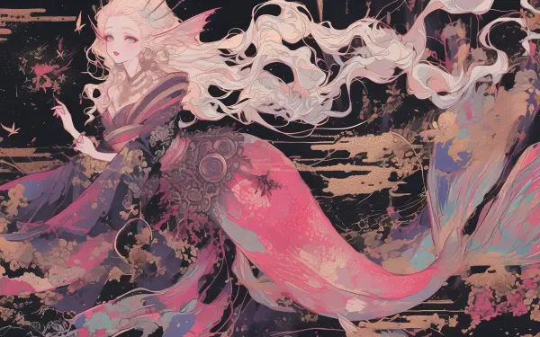  Anime Mermaid Girl