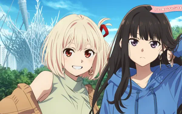 Anime Lycoris Recoil Chisato Nishikigi Takina Inoue HD Desktop Wallpaper | Background Image