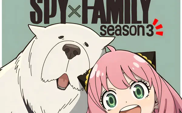 Anime Spy x Family Anya Forger Bond (Spy x Family) HD Desktop Wallpaper | Background Image
