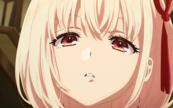 Anime Lycoris Recoil Lycoris Recoil -Friends are thieves of time.- Chisato Nishikigi HD Desktop Wallpaper | Background Image