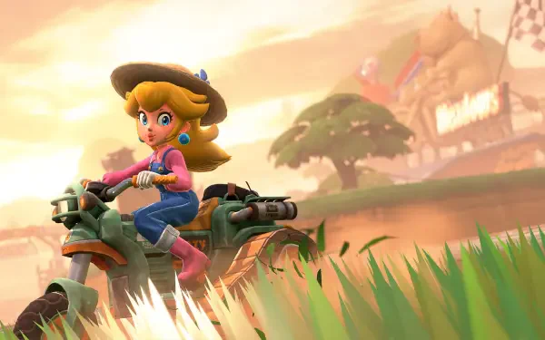 Mario Kart world HD Desktop Wallpaper | Background Image