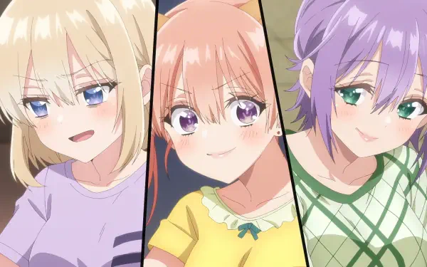 Anime A Couple of Cuckoos Sachi Umino Erika Amano Hiro Segawa HD Desktop Wallpaper | Background Image