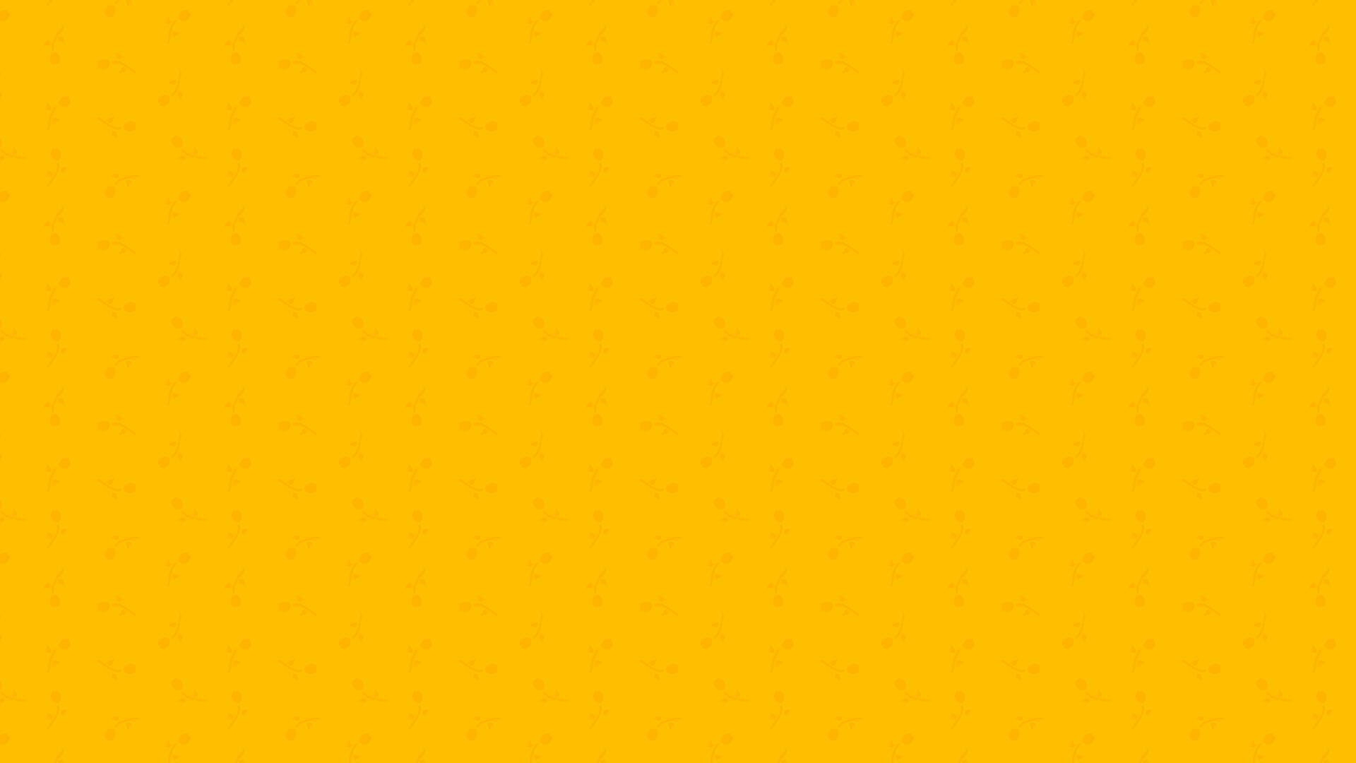 Tomodachi Life: Living the Dream 4K Ultra HD PC desktop wallpaper — solid vibrant yellow-orange background.