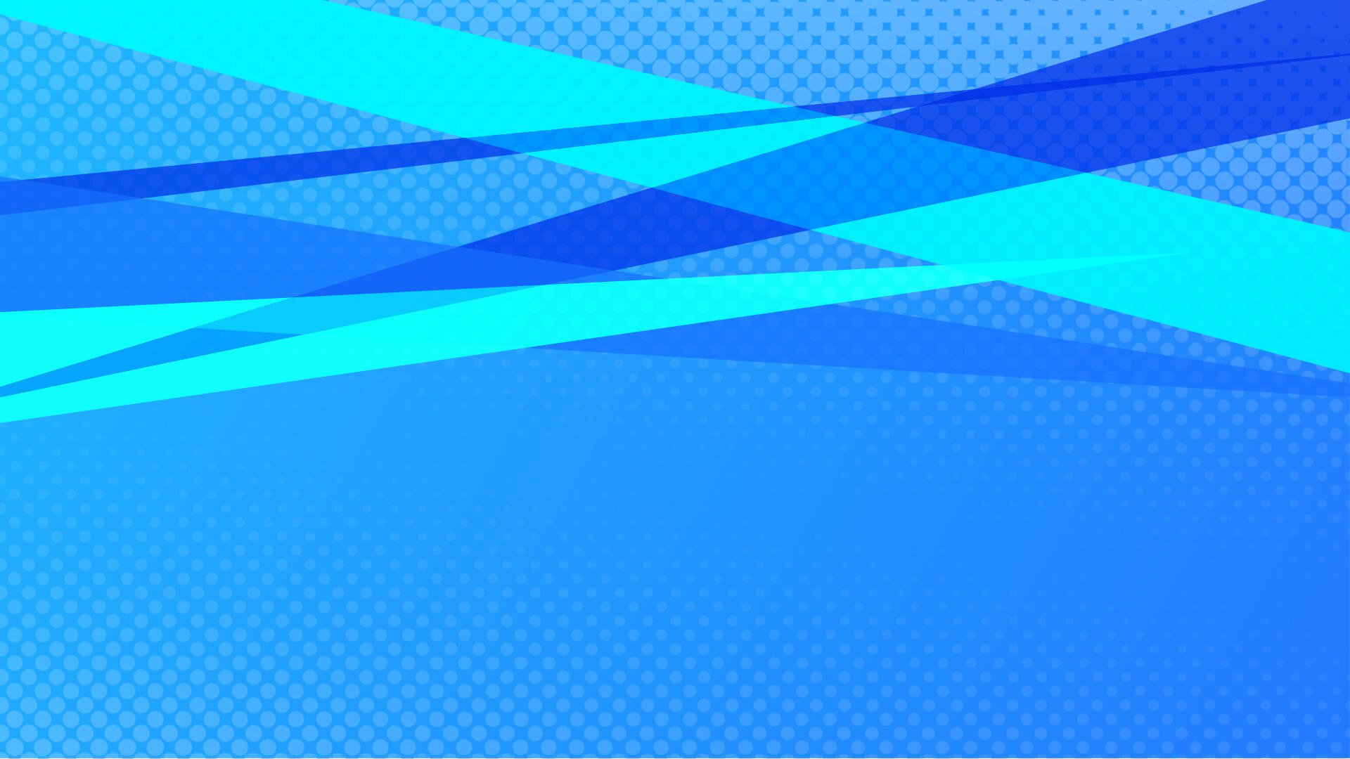Tomodachi Life, Tomodachi Life: Living the Dream HD PC desktop wallpaper: abstract blue gradient with layered cyan and navy ribbon waves.