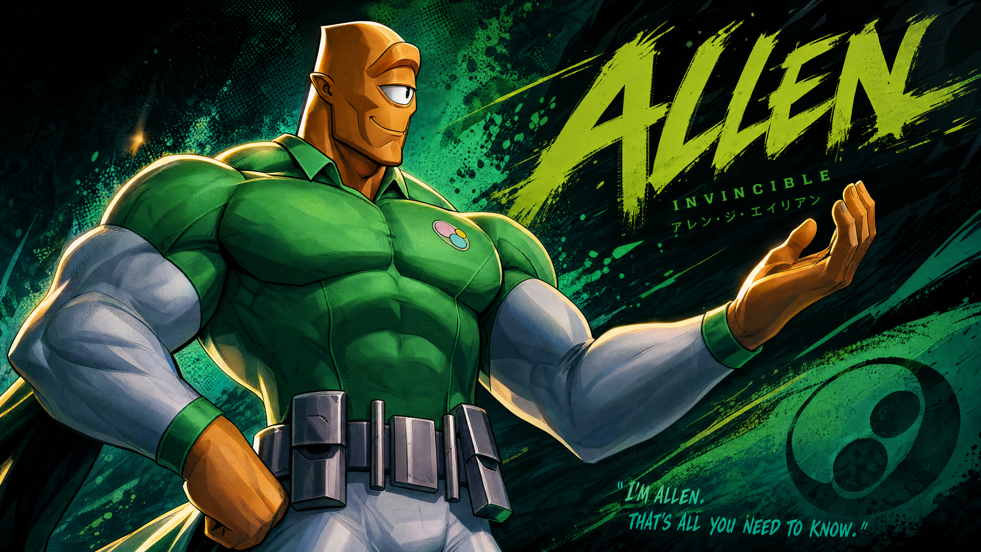Allen (Invincible) — 4K Ultra HD Hero Wallpaper by QuantumCurator ...