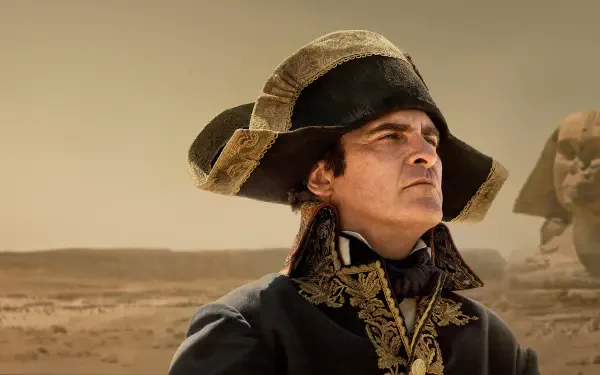 Figure styled as Napoleon in a bicorne hat and ornate uniform against a desert landscape — 4K Ultra HD PC desktop wallpaper and background.