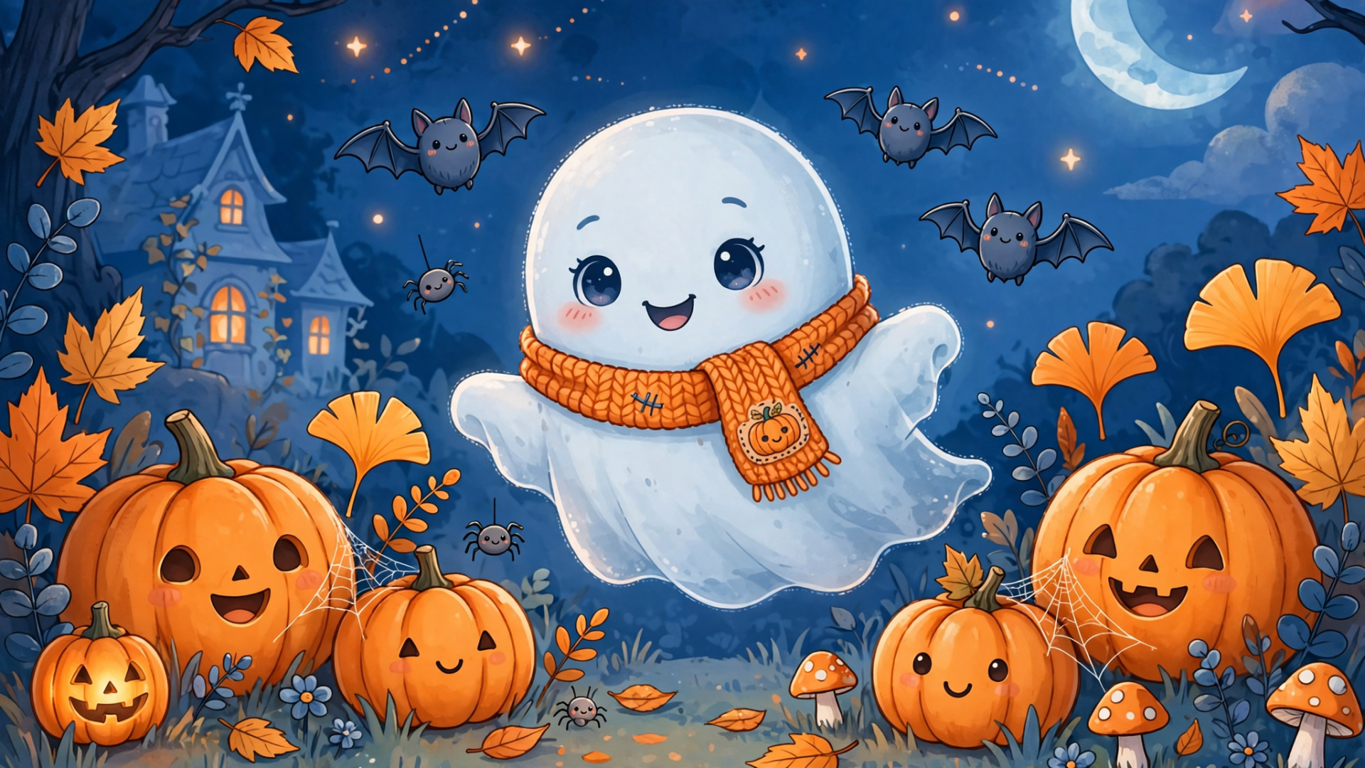 Download Spooky Cute HD Wallpaper by robokoboto