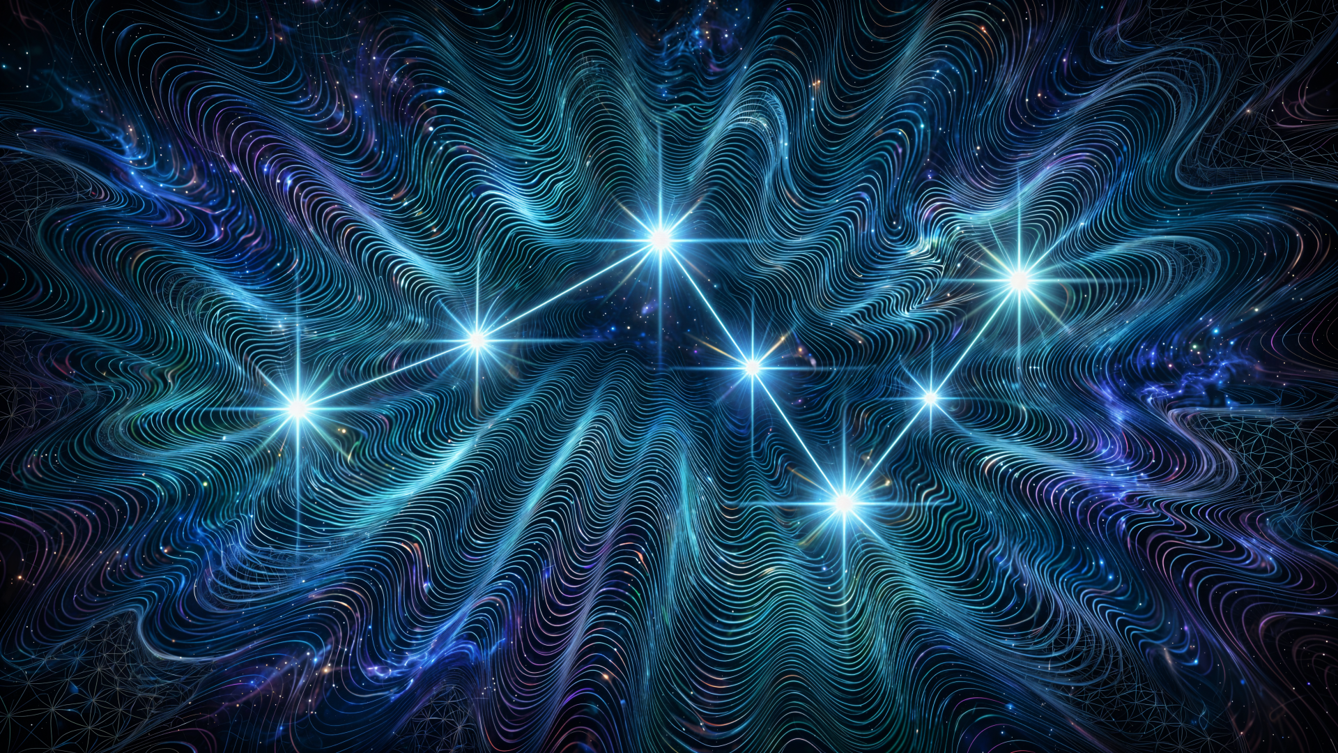 Celestial Currents: Abstract Star Constellation in 4K by rotvirtue ...