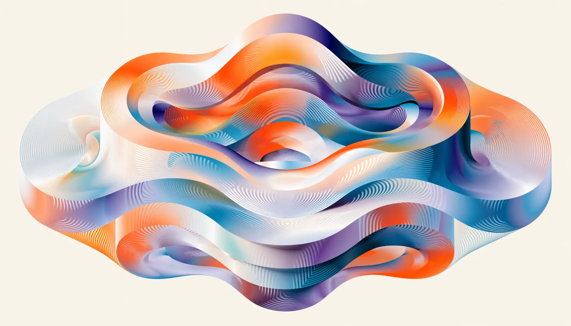 Prismatic Ribbon Waves — 4K Abstract 3D Wallpaper by MissPrincess84 ...