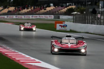 Toyota TR010 Hybrid race cars speeding along the circuit in the FIA World Endurance Championship, 5K Ultra HD desktop wallpaper.