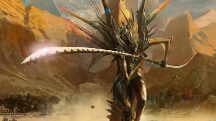 fantasy creature spear HD Desktop Wallpaper | Background Image