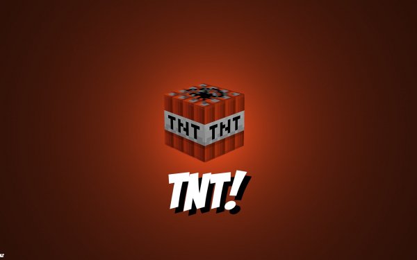 Computerspiele Minecraft TNT orange HD Wallpaper | Hintergrund