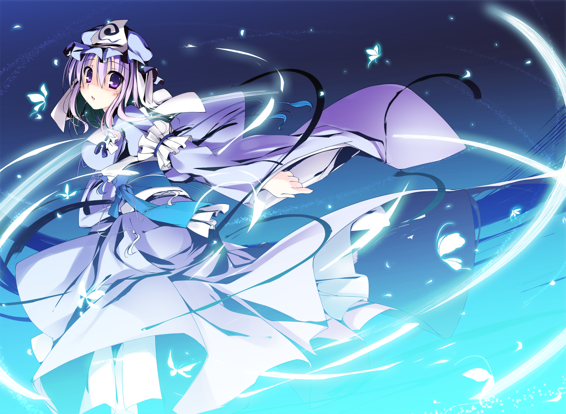 Saigyouji Yuyuko HD Wallpaper | Background Image | 2000x1463 | ID