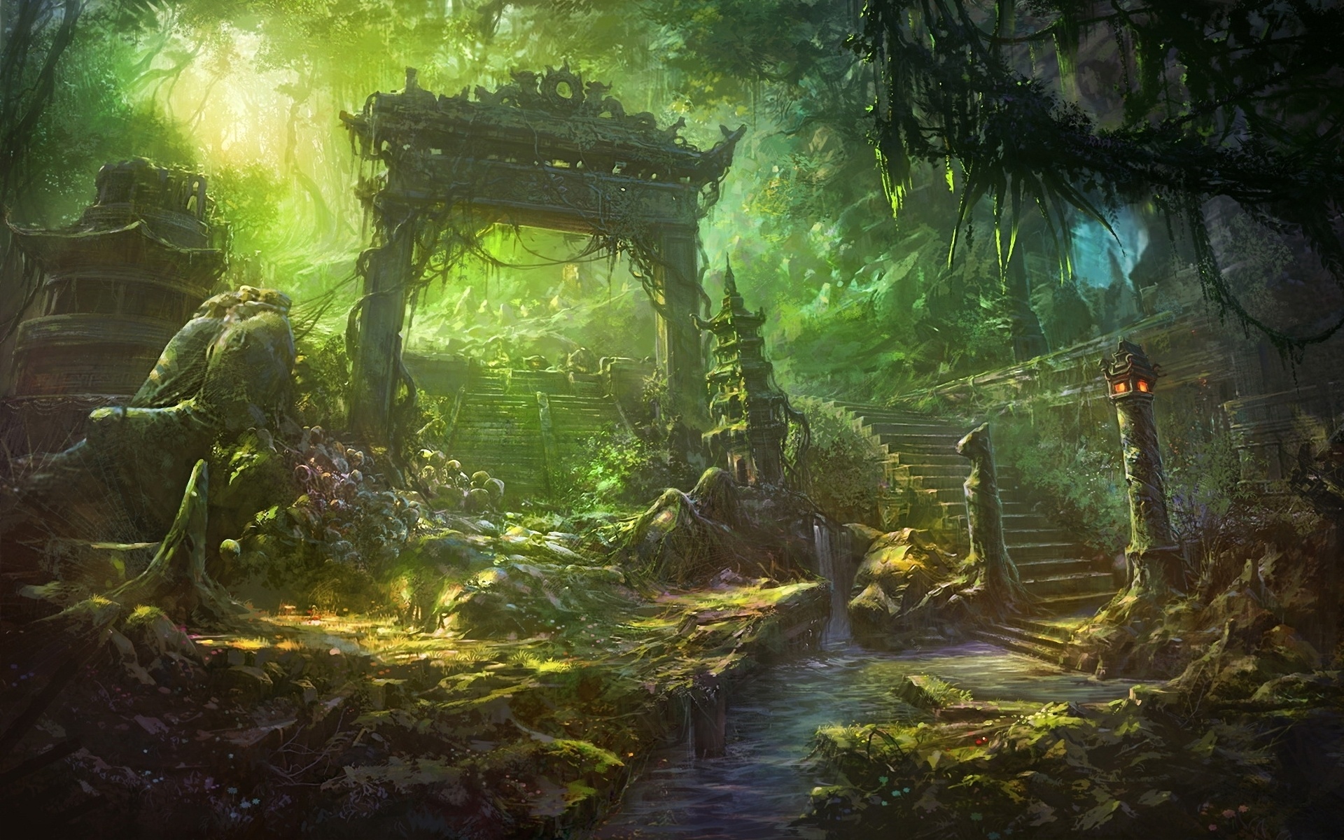 Enchanting Fantasy Place HD Wallpaper By Shuxing Li