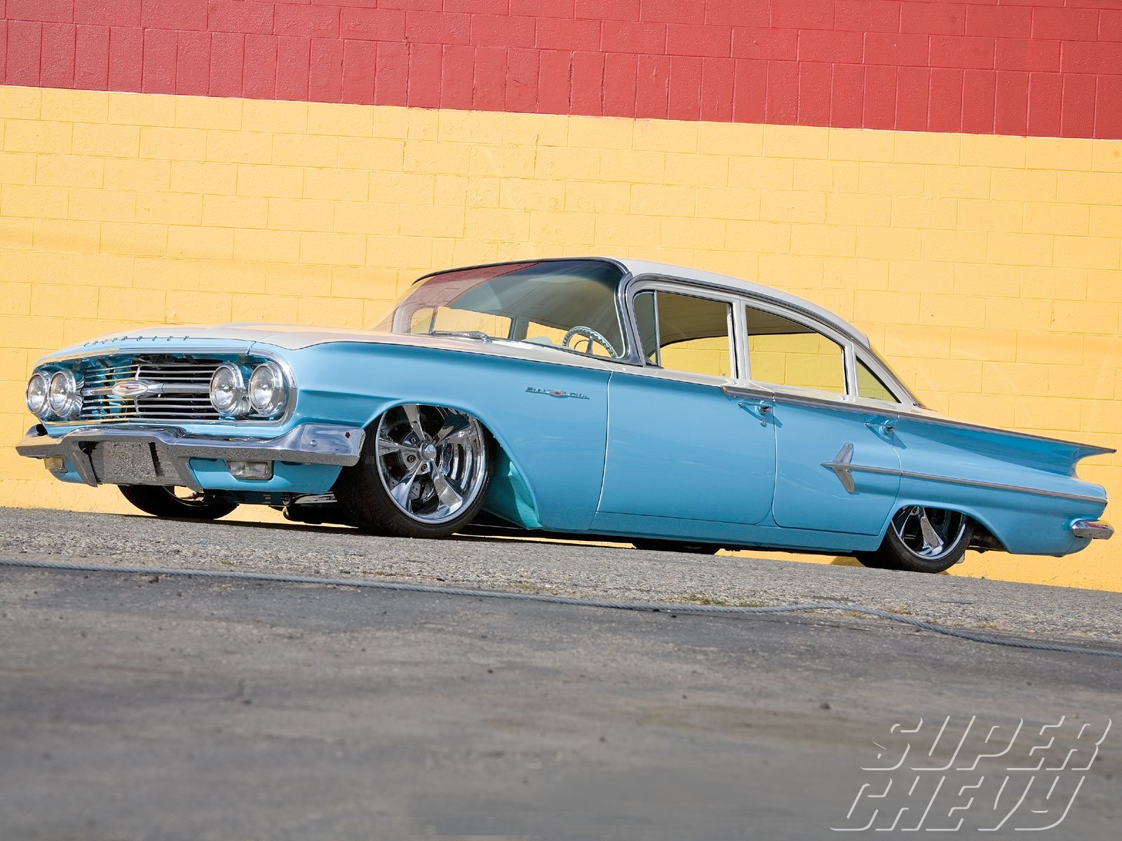 1960 Chevy Bel Air - Blue Bombshell