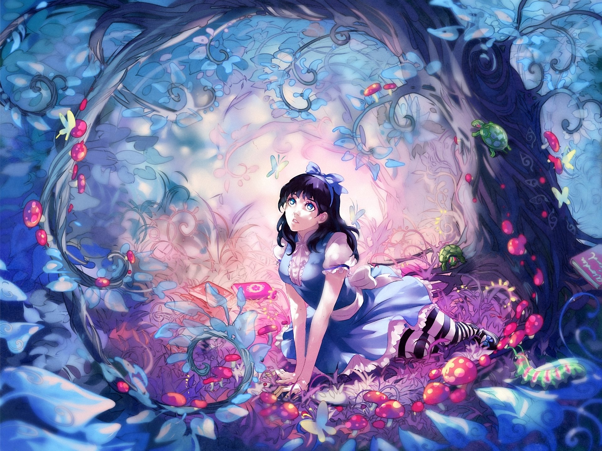 Alice In Wonderland Wallpaper Art Zef Jam