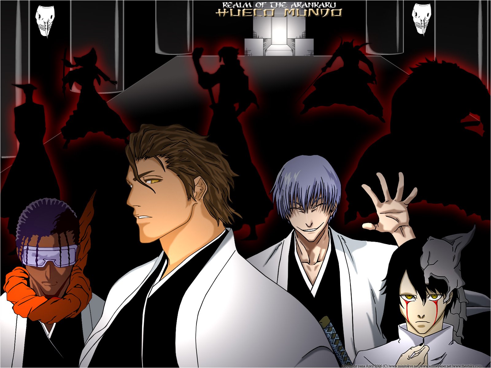 Download Kaname Tosen Soifon (Bleach) Ulquiorra Cifer Gin Ichimaru Anime Bleach Wallpaper