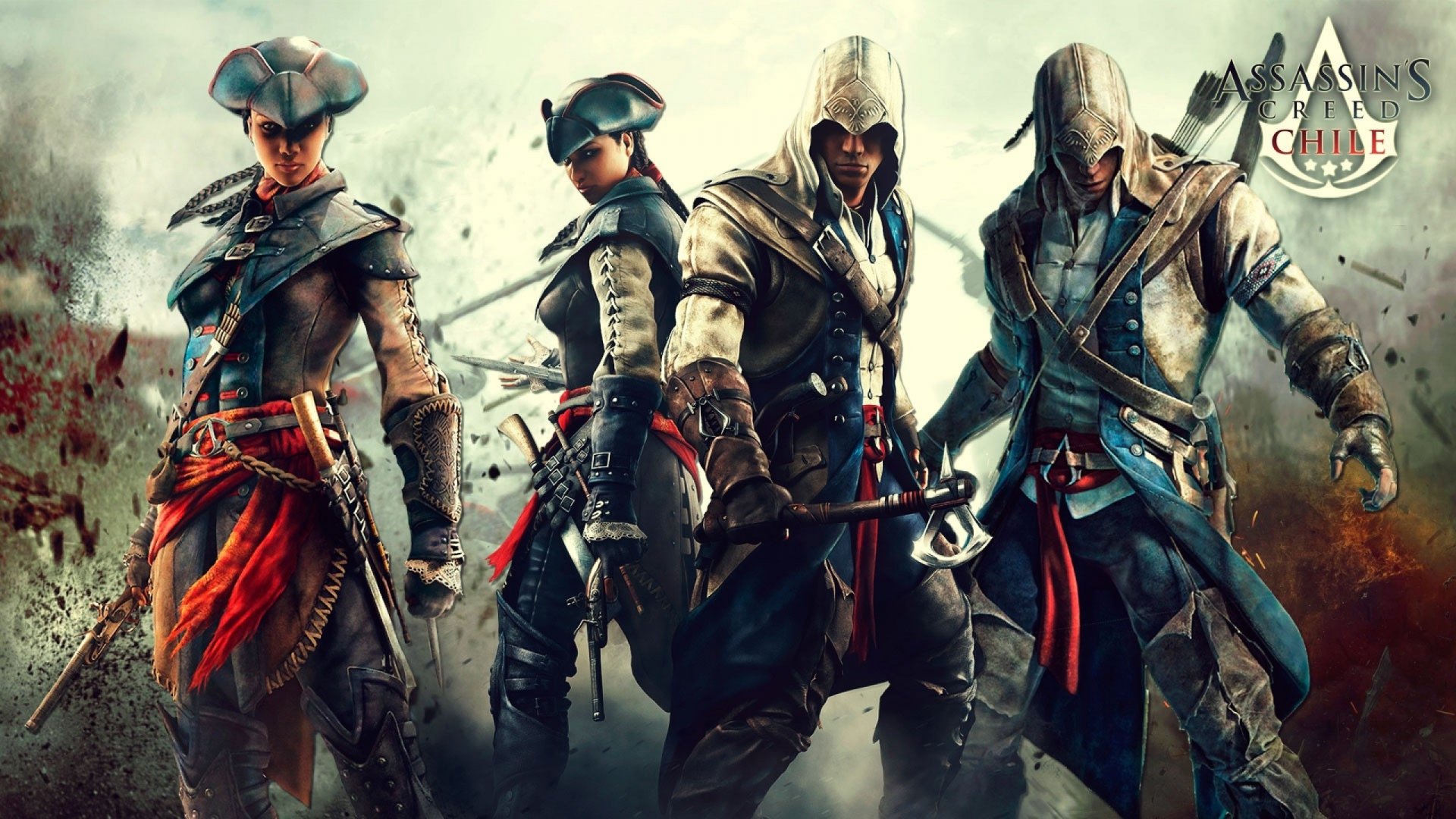 Download Video Game Assassin's Creed III HD Wallpaper by Assassinscreedchile