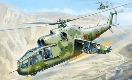 military Mil Mi-24 HD Desktop Wallpaper | Background Image