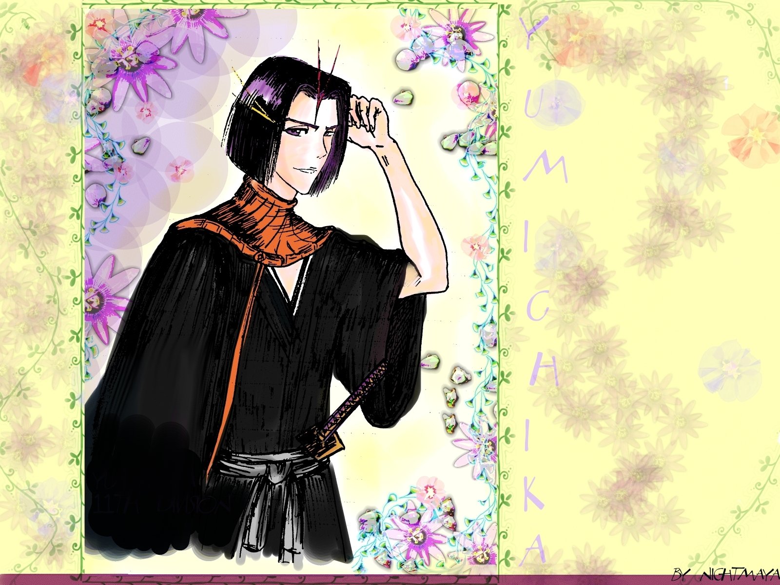 Download Yumichika Ayasegawa Anime Bleach Wallpaper