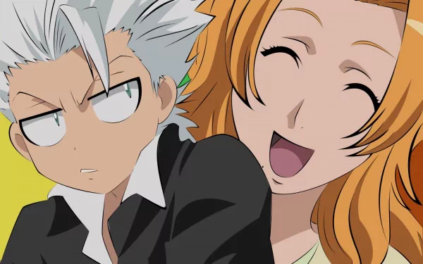 Rangiku Matsumoto Tōshirō Hitsugaya Anime Bleach HD Desktop Wallpaper | Background Image