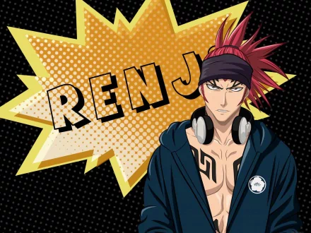 Renji Abarai Anime Bleach HD Desktop Wallpaper | Background Image