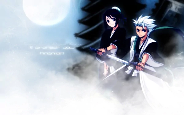Momo Hinamori Tōshirō Hitsugaya Anime Bleach HD Desktop Wallpaper | Background Image