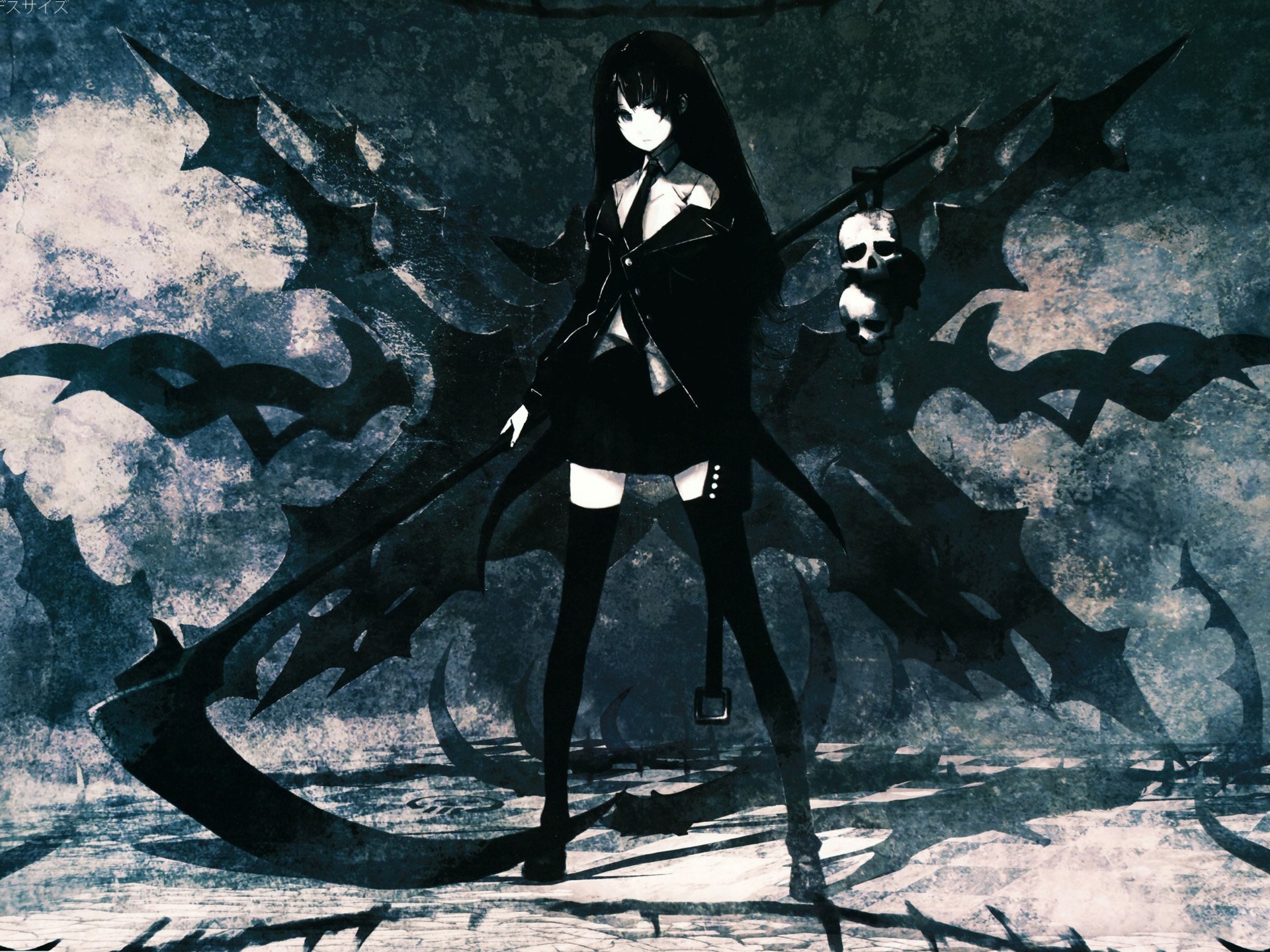 Download Dead Master (Black Rock Shooter) Anime Black Rock Shooter HD Wallpaper