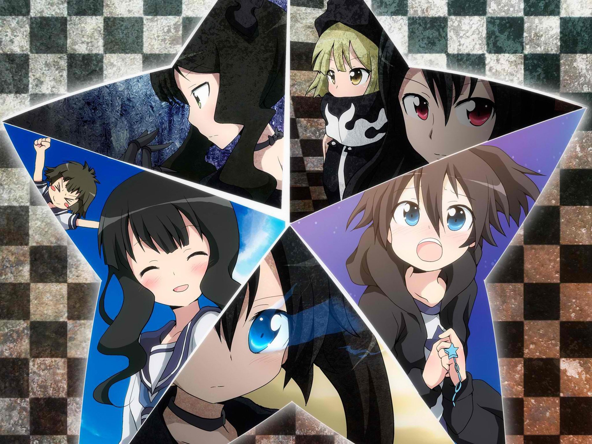 Download Yuu Koutari Yomi Takanashi Mato Kuroi Dead Master Black Rock Shooter Black Gold Saw