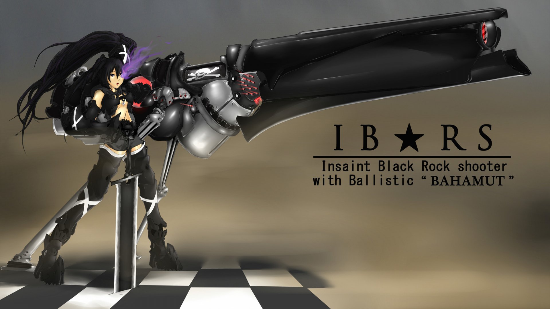 Download Insane Black Rock Shooter Anime Black Rock Shooter HD Wallpaper