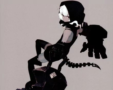 Strength (Black Rock Shooter) Anime Black Rock Shooter HD Desktop Wallpaper | Background Image