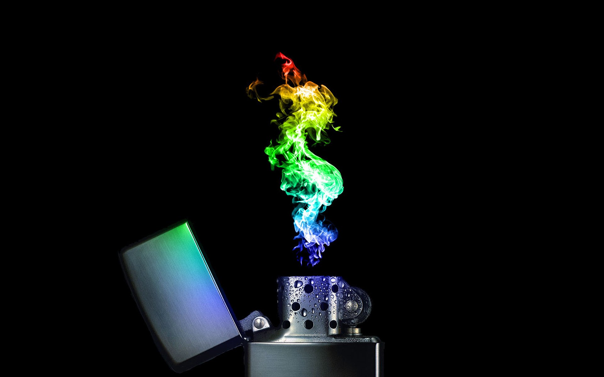 Colored Flame HD Wallpaper | Background Image | 1920x1200 ...