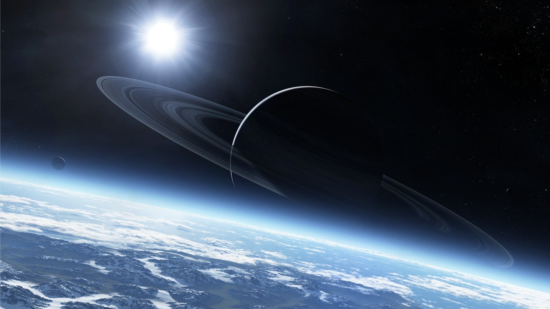 Download Sci Fi Planetary Ring HD Wallpaper | 1920x1080 | Wallpaper Abyss