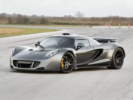 silver car car supercar hennessey vehicle Hennessey Venom GT HD Desktop Wallpaper | Background Image
