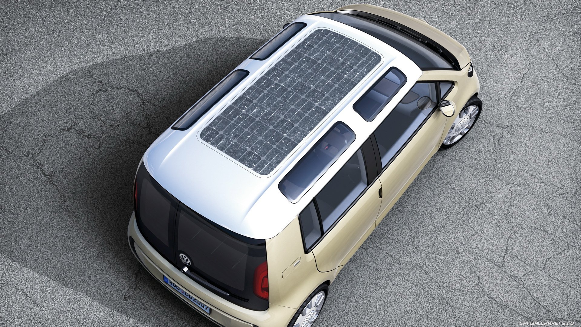 Download Vehicle 2007 Volkswagen Space Up Blue HD Wallpaper