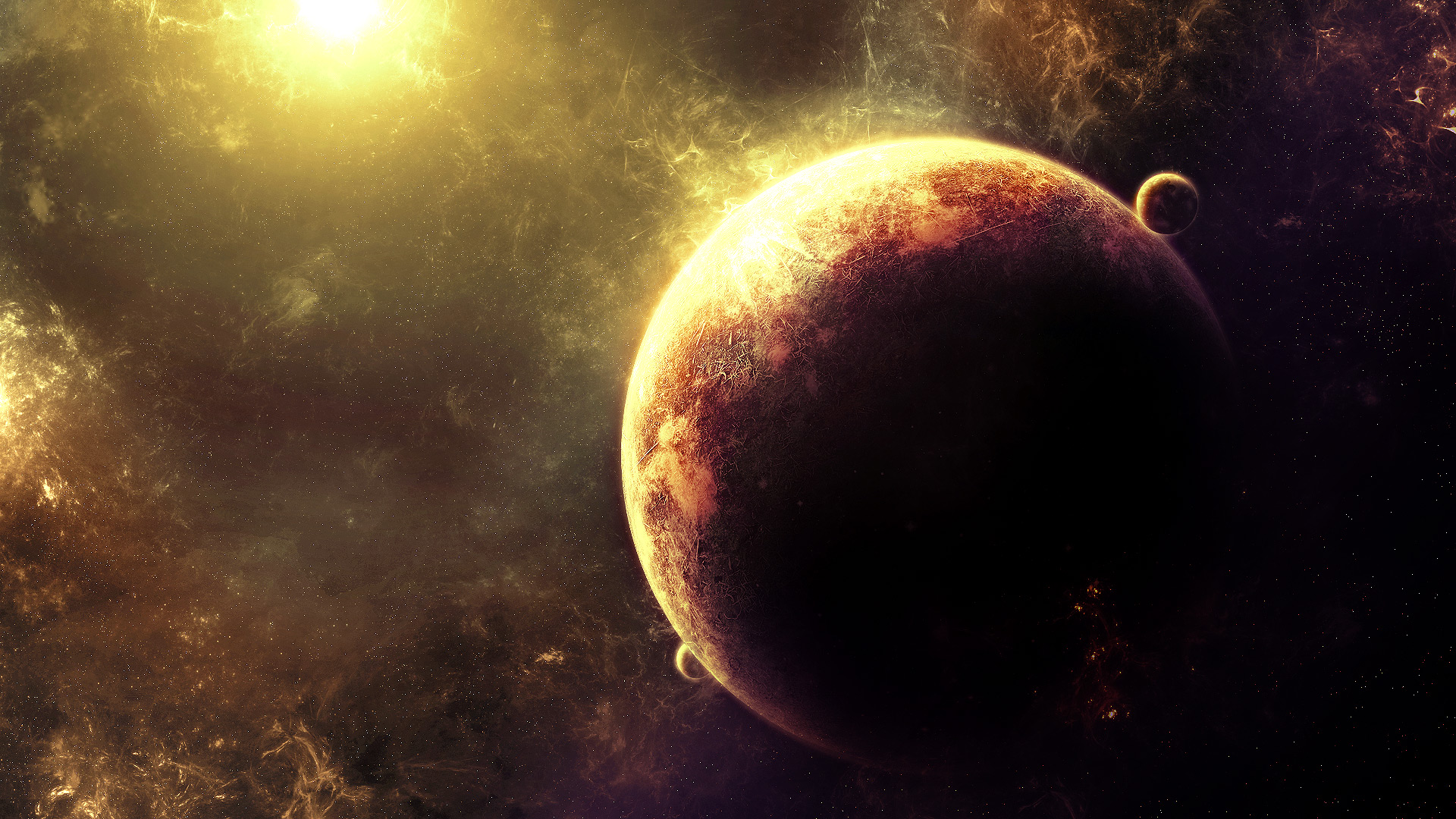 Download Sci Fi Planet HD Wallpaper