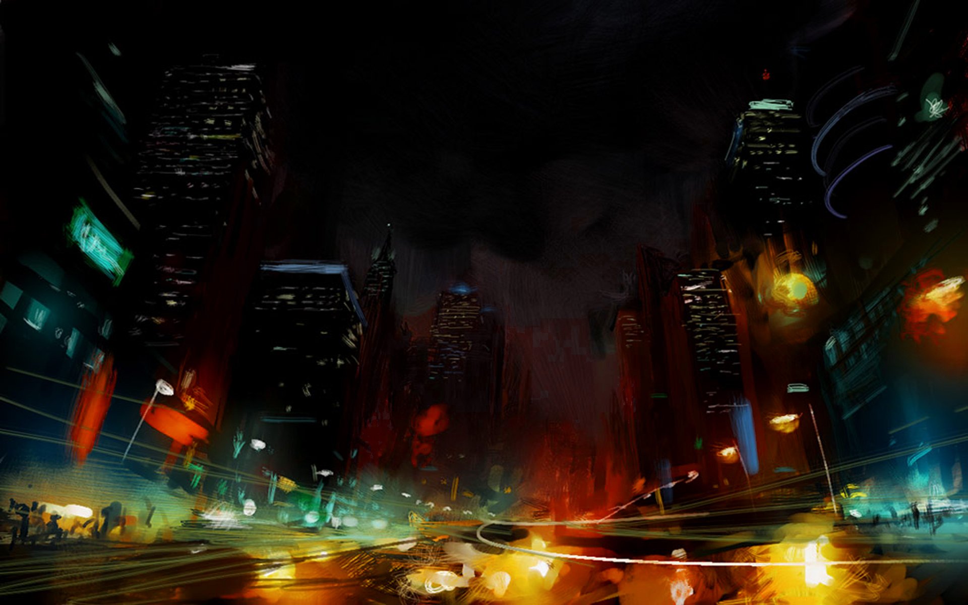 Artistic City HD Wallpaper | Background Image | 1920x1200