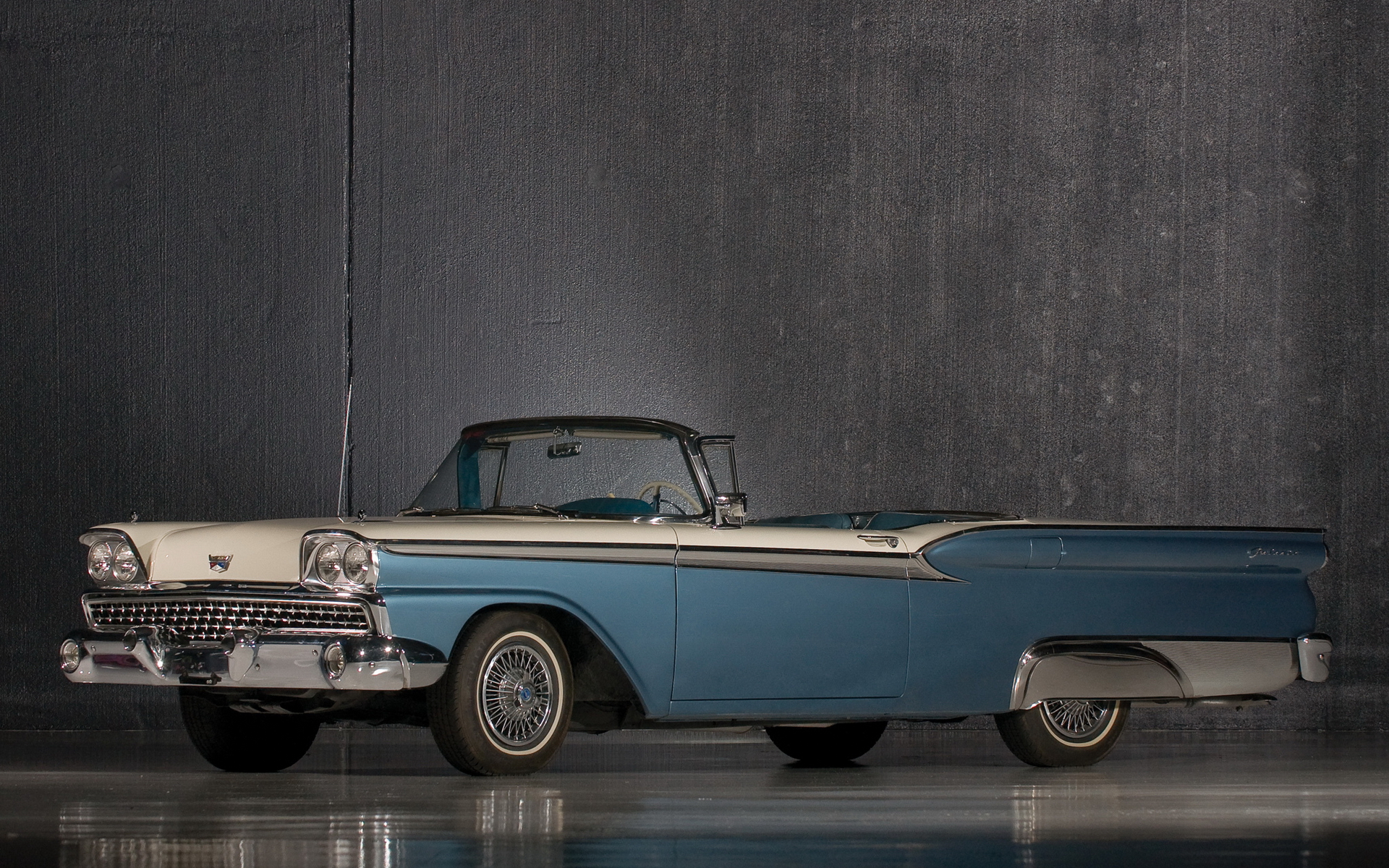 Vehicles 1959 Ford Fairlane 500 Galaxie Skyliner HD Wallpaper | Background Image