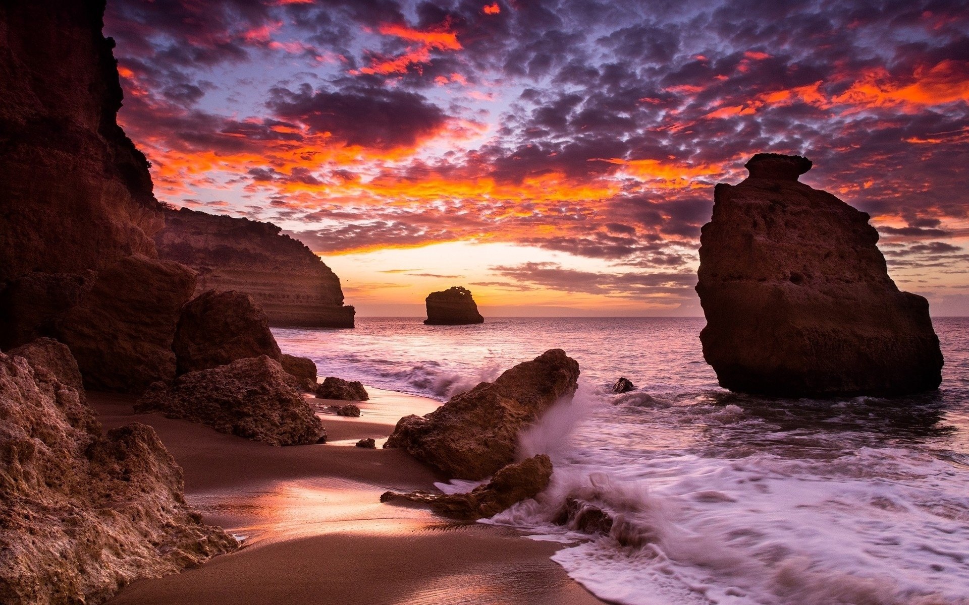 Download Nature Sunset  HD Wallpaper