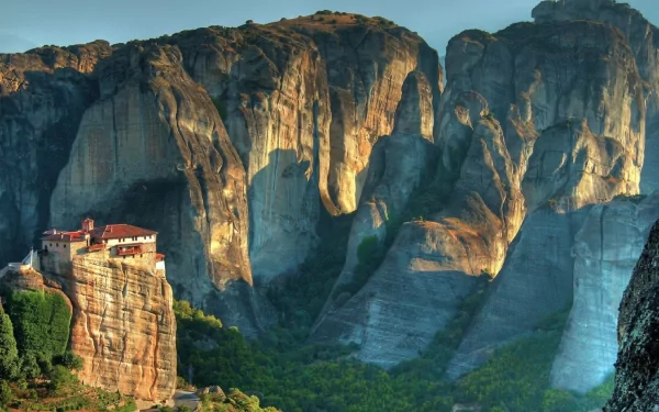 religious Meteora HD Desktop Wallpaper | Background Image