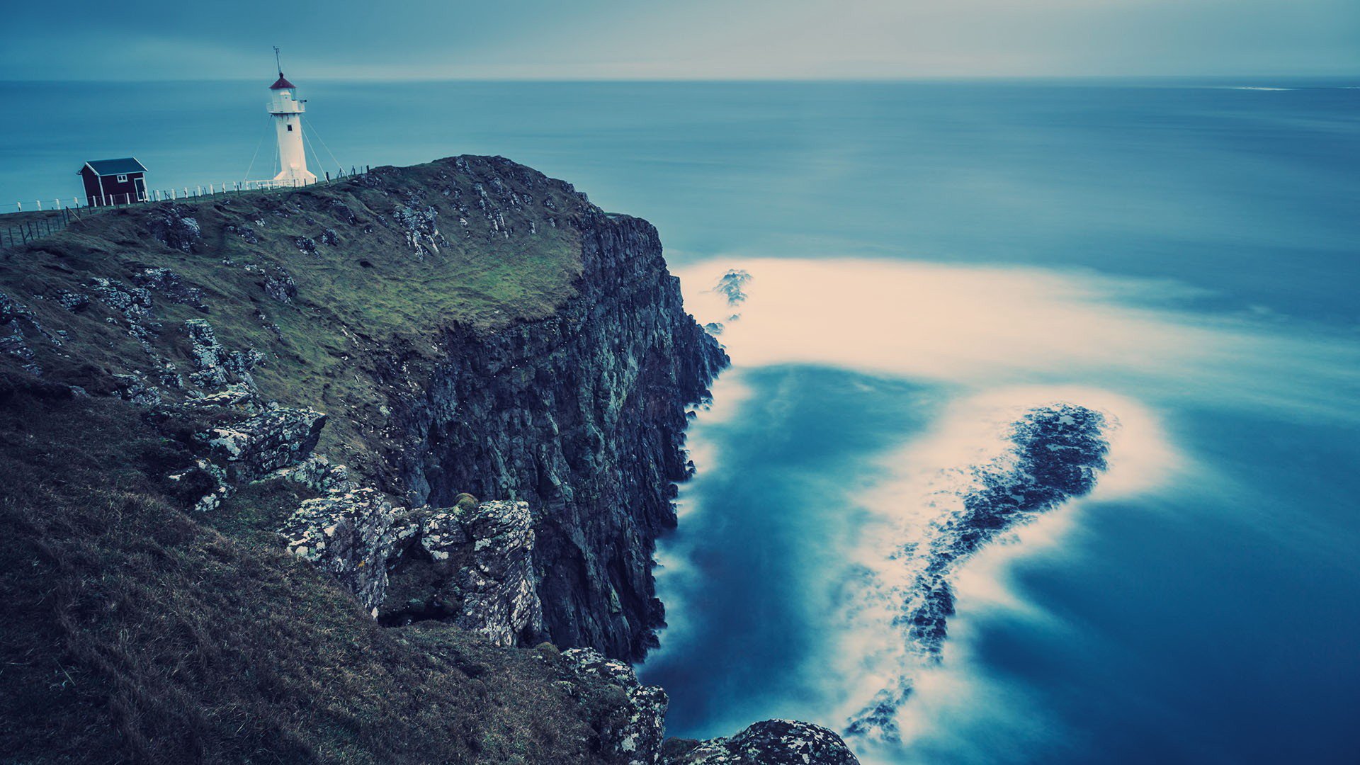 Download Man Made Lighthouse HD Wallpaper | 1920x1080 | Wallpaper Abyss