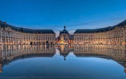  Place de la Bourse Square in Bordeaux, France