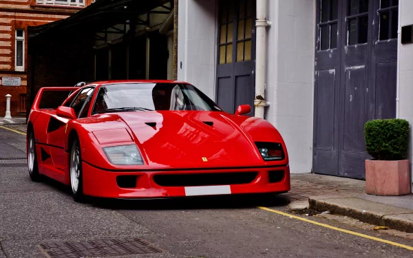 vehicle Ferrari F40 HD Desktop Wallpaper | Background Image